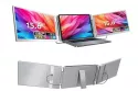 Monitor FOPO S10 15,6" IPS FullHD 60Hz Doble Pantalla Plegable USB-C Mini HDMI brillo ajustable