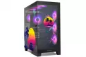 Torre PC NOX Hummer GLOCK ARGB Semitorre ATX Cristal Templado USB-C Negra - Magic City Edition