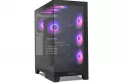 Torre PC NOX Hummer GLOCK ARGB Semitorre ATX Cristal Templado USB-C Negra - Nyx Edition