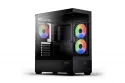Caja PC Aerocool P500D Digi-G-BK-v1 Midi Tower Negro Vidrio Templado RGB