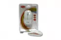 Ratón 3free 3F-MCM101/WP USB Óptico 800 DPI Blanco Rosa Mini Tamaño