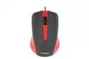 Ratón Yenkee YMS 1015RD Cable USB 1000 DPI Negro/Rojo 3 Botones Ergonomía