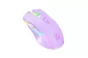 Ratón ONIKUMA CW905 RGB USB 6400 DPI 7 Botones Morado Gaming