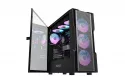 Caja PC Darkflash DK431 Mesh Negra + 4 Ventiladores ARGB