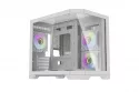 Caja PC Darkflash FT418 Mini Tower Blanca con 6 Ventiladores ARGB