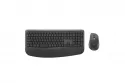 Teclado Logitech Signature Comfort Plus MK880 Bluetooth con combo rat&oacute;n y reposamanos grafito