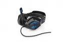 Auriculares Nedis GHST250BK con cable USB y jack 3,5 mm para gaming con LED negro