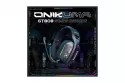 Auriculares ONIKUMA GT808 con cable y Bluetooth 5.3 para gaming, micrófono plegable y RGB, negros