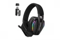 Auriculares Onikuma GT826 inalámbricos Bluetooth y USB-C para gaming con micrófono y RGB negro