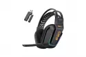 Auriculares ONIKUMA GT828 con cable, 2.4 GHz y Bluetooth, gaming, micrófono con cancelación de ruido, RGB negro
