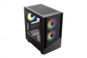 Carcasa VIDA SPIRE M Micro Torre Negra Gaming ATX/mATX/ITX