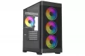 Carcasa VIDA Zephyr V2 Torre micro ATX Negro Vidrio Templado