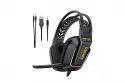 Auriculares ONIKUMA X13 con cable USB y jack 3.5mm para gaming RGB negros