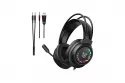 Auriculares ONIKUMA X92 con cable USB y 3,5 mm para gaming con micrófono y RGB negro