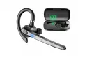 Auricular Axtel AXH-BT45 inalámbrico Bluetooth con Cancelación de Ruido para oficina, micrófono y base de carga, negro