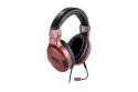Auriculares Nacon con cable conexión 3,5 mm gaming micrófono ajustable rojo