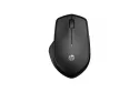 Ratón HP inalámbrico silencioso 285 RF 1200 DPI negro ambidiestro