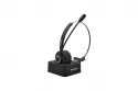 Auriculares Sandberg inalámbricos Bluetooth 5.2 para oficina con micrófono y base magnética negros