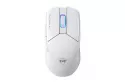 Ratón Machenike M7 Pro RF Wireless USB Type-C 26000 DPI Blanco Iluminación