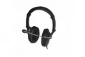 Auriculares Esperanza EH101 con cable conectividad al&aacute;mbrica para llamadas y m&uacute;sica negros