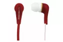 Auriculares Esperanza EH146R con cable Mini Jack 3,5 mm para m&uacute;sica, rojos