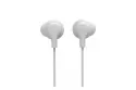 Auriculares Hama Popply con cable Jack 3,5 mm, control en línea y micrófono blanco