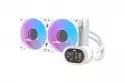 Refrigeración líquida Darkflash DH240D WHITE v2 240mm 2 ventiladores ARGB