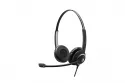 Auriculares Epos IMPACT SC 268 con cable USB para oficina y call center, cancelación de ruido, negros y plateados