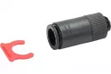 Acoplamiento rápido Alphacool ES G1/4 AG PushIn hembra conexión negro
