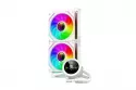 Refrigeración líquida GAMEMAX IceBurg 240 Digital WH 275mm 2 ventiladores ARGB