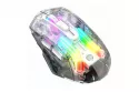 Kinsi BM530 Ratón Óptico Gaming Inalámbrico RGB 3600DPI Transparente Blanco