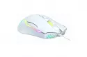 Kinsi CW905 Ratón Óptico Gaming RGB 6400DPI Blanco