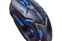 Kinsi G5 Ratón Gaming Silencioso Mecánico RGB 3200DPI Negro