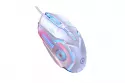 Kinsi G5 Ratón Óptico Gaming RGB 3200DPI 6 Teclas Mecánico Blanco