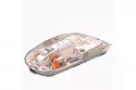 Kinsi M133 Rat&oacute;n &Oacute;ptico Inal&aacute;mbrico 2400DPI Transparente Rosa