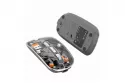 Kinsi M233 Ratón Inalámbrico Transparente Gris