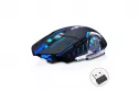 Kinsi Q13 Ratón Inalámbrico Gaming RGB 1600DPI Negro