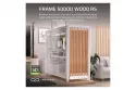 Caja PC Corsair Frame 5000D Wood RS Mid-Tower Blanca/Roble