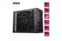 Fuente de Alimentación MSI MPG Ai1600TS 1600W Certificación 80+ Titanium modular
