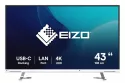 Monitor EIZO FlexScan EV4340X-WT 42,5" UltraHD 4K 60Hz IPS Blanco tiempo de respuesta 5 ms