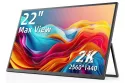 Monitor Uperfect 22" QHD 2K QLED 1000:1 USB-C Mini HDMI Montaje VESA Antirreflejo