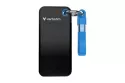 Disco Duro Verbatim Pocket SSD 512 GB M.2 USB Tipo C 10 Gbps Negro Azul