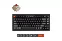 Teclado Keychron V1 Ultra 8K mec&aacute;nico inal&aacute;mbrico 75% RGB con knob y switches rojos