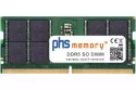 Memoria RAM PHS-memory SP609124 64GB 1x64GB DDR5 5600MHz SO-DIMM Negro