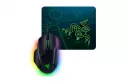 Ratón Razer MOBA-Bundle Gaming cableado 11 botones negro con alfombrilla