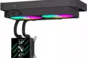 Refrigeración líquida GameMax Glacier 240 LCD BK 240mm 2 ventiladores negra