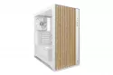Caja PC Zolyd Dynaria ATX Blanca con Madera y Vidro Templado