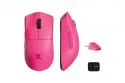 Ratón Mchose K7 Gaming inalámbrico 3200 DPI rosa 5 botones programables