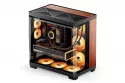Caja PC Jonsbo TK-4 Wood ATX Torre Negro/Acero/Madera