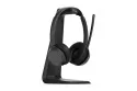 Auriculares EPOS Impact 1000 inalámbricos Bluetooth con cancelación activa de ruido, micrófono y base de carga, negros